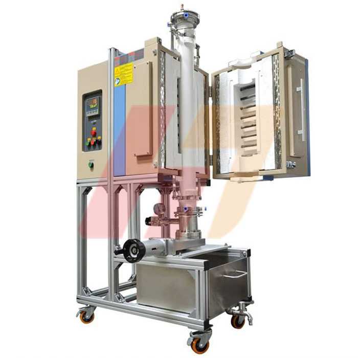1500 ℃ Вертикальная закалочная печь электромагнитный образец открывания вакуумной трубчатой печи Hengtong печи промышленности