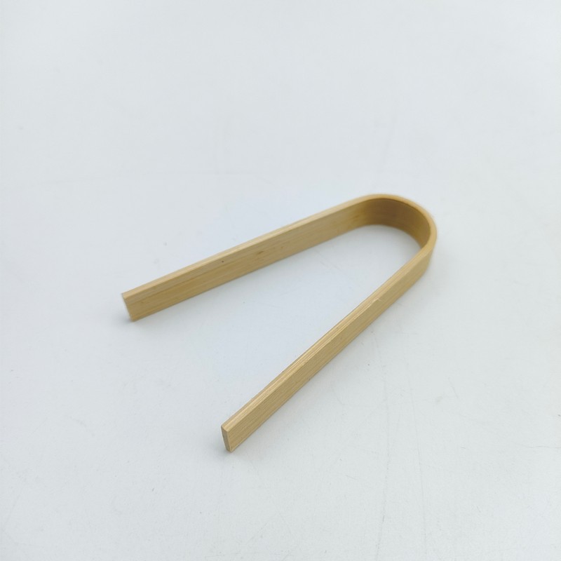 Venta caliente en stock clip de bambú verde taza de agua barbacoa clip de hielo clip de barbacoa antideslizante clip de barbacoa al por mayor clip de bambú clip de alimentos