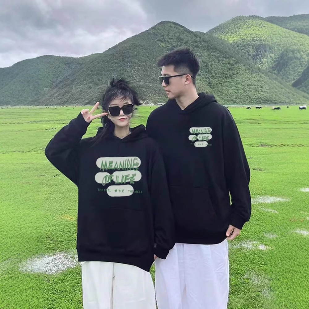 화이트 스웨트 셔츠 여성의 가을과 겨울 새로운 한국식 오버 사이즈 게으른 리틀 홍콩 스타일 칙 탑 후드 재킷