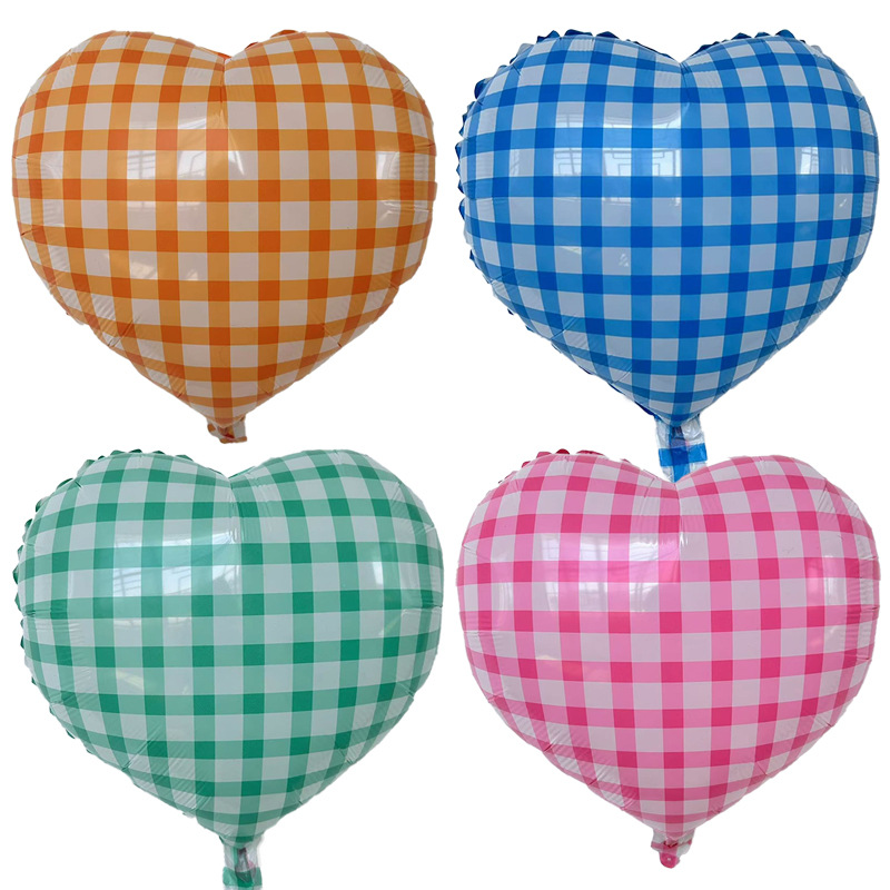 fuchsia blue green yellow balloon