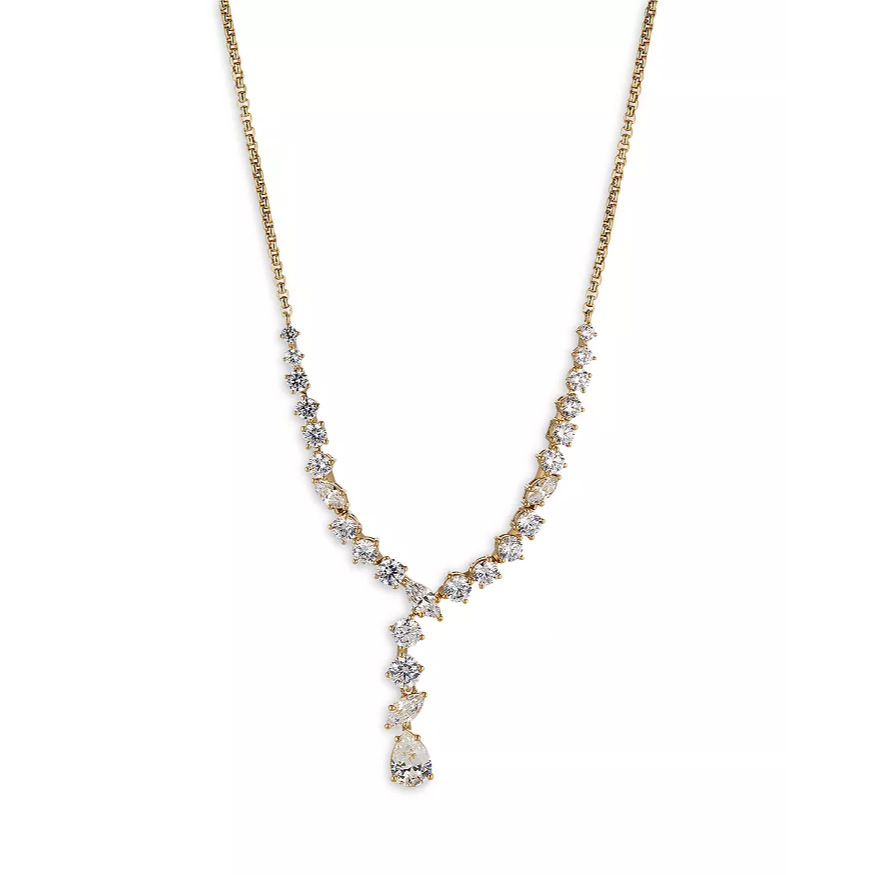 Acero inoxidable en stock fábrica al por mayor europea y americana transfronteriza retro 18K chapado en oro borla circón cadena cubana molienda cadena collar