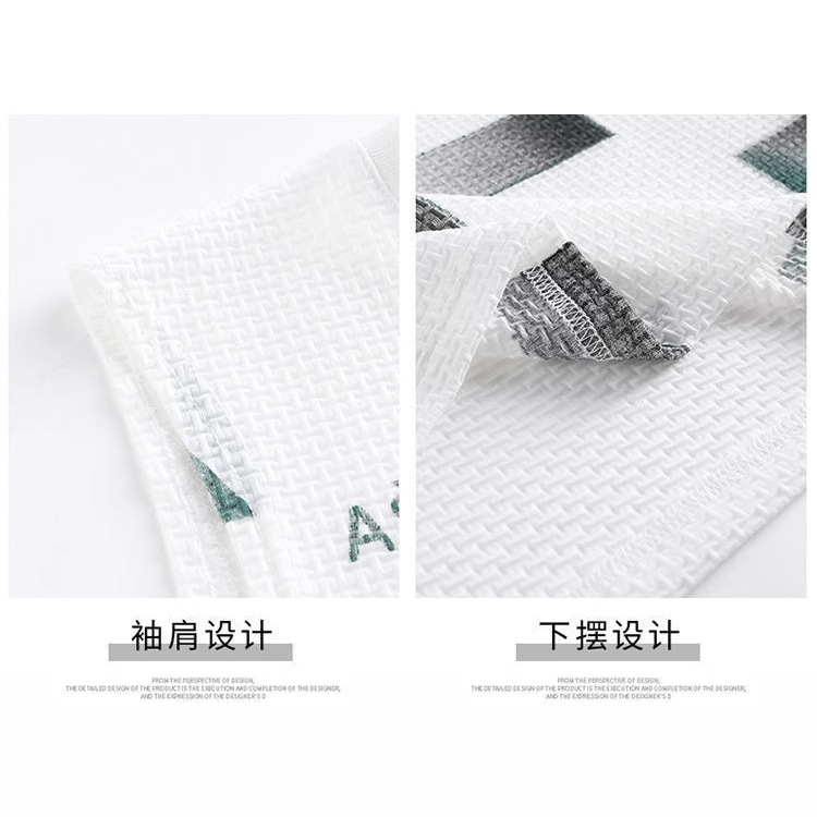 Chaleco Estampado de Seda de Hielo para Hombre de Poliéster, Delgado y Holgado para Verano y Ocio