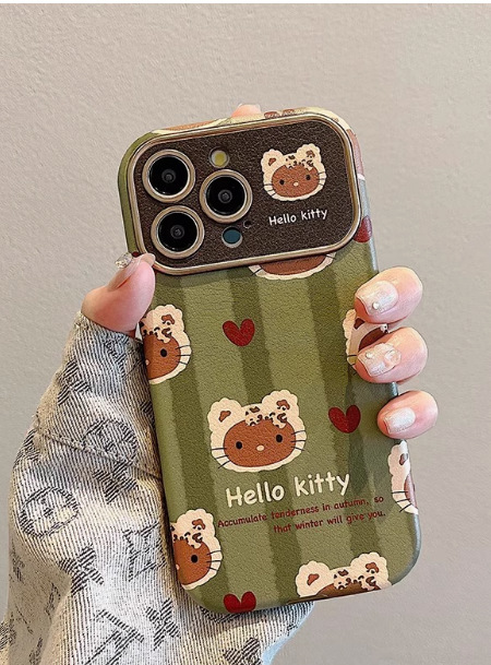 Ins verde raya kt para iphone14 lindo 16ProMax funda para teléfono 13 Apple 15 soporte 16P cordón