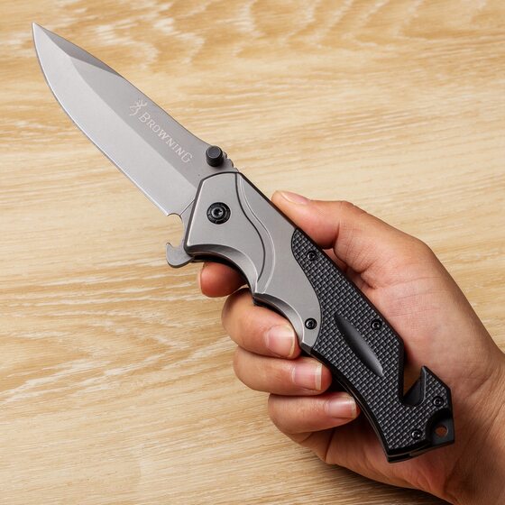 Factory Direct outdoor folding knife G10 handle multifunctional folding knife self-defense folding knife stainless steel camping