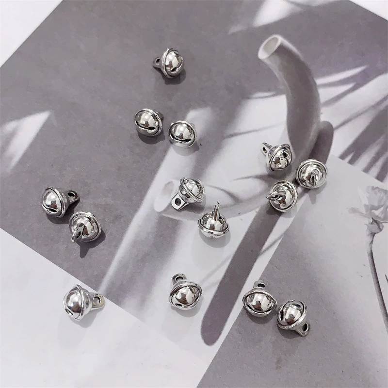 Аксессуары для ювелирных изделий из цинкового сплава своими руками, имитация маленьких колокольчиков, подвески, креативные ожерелья, браслеты из бисера, серьги, подвески