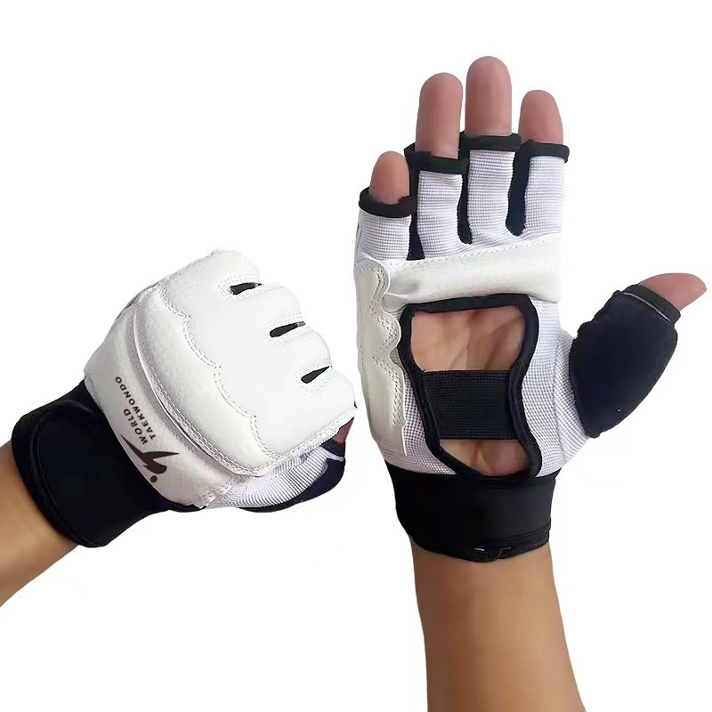 Boxing Gloves MMA Half Finger Gloves Men's Fitness Children's Sanda Fighting Women's Wrist Protection Taekwondo Gloves Foot Cover