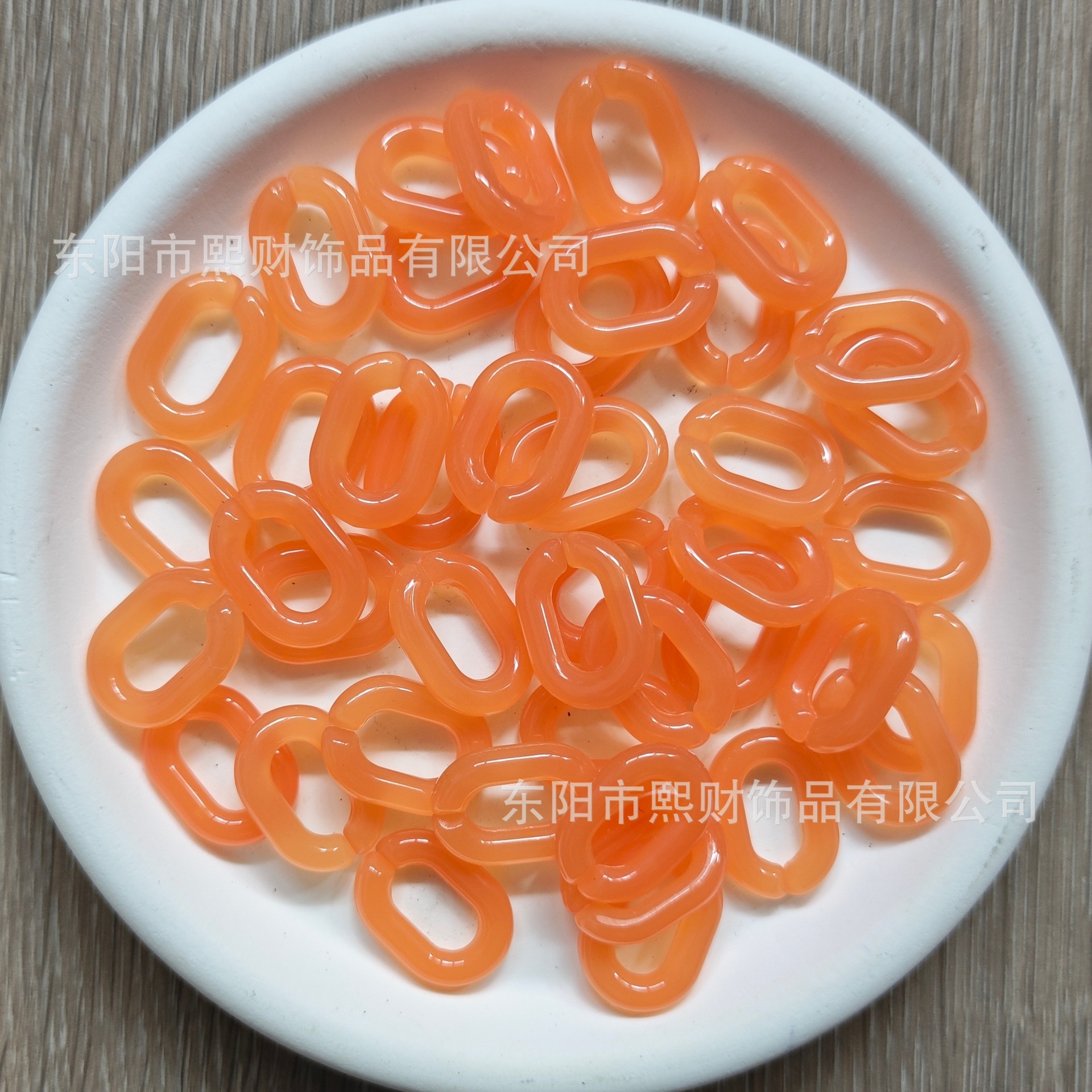 20x14mm color acrílico cadena hebilla anillo llavero bolsa colgante accesorios de la joyería de DIY fábrica al por mayor