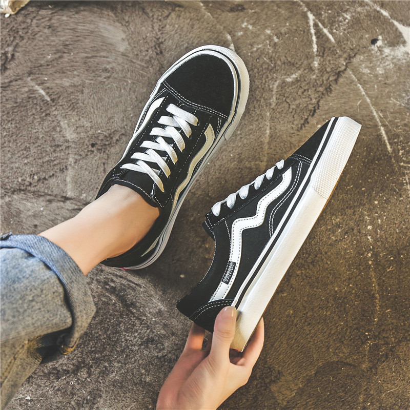 2025 Spring & Fall New Canvas Shoes for Male and Female Students Casual Sneakers Ulzzang Korean Style Couple Shoes Flats Bottom Breathable