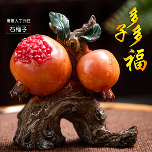 Wholesale creative tea play decoration color-changing lychee tea pet Zen tea tray small bubble tea table decoration tea set tea table tea ceremony