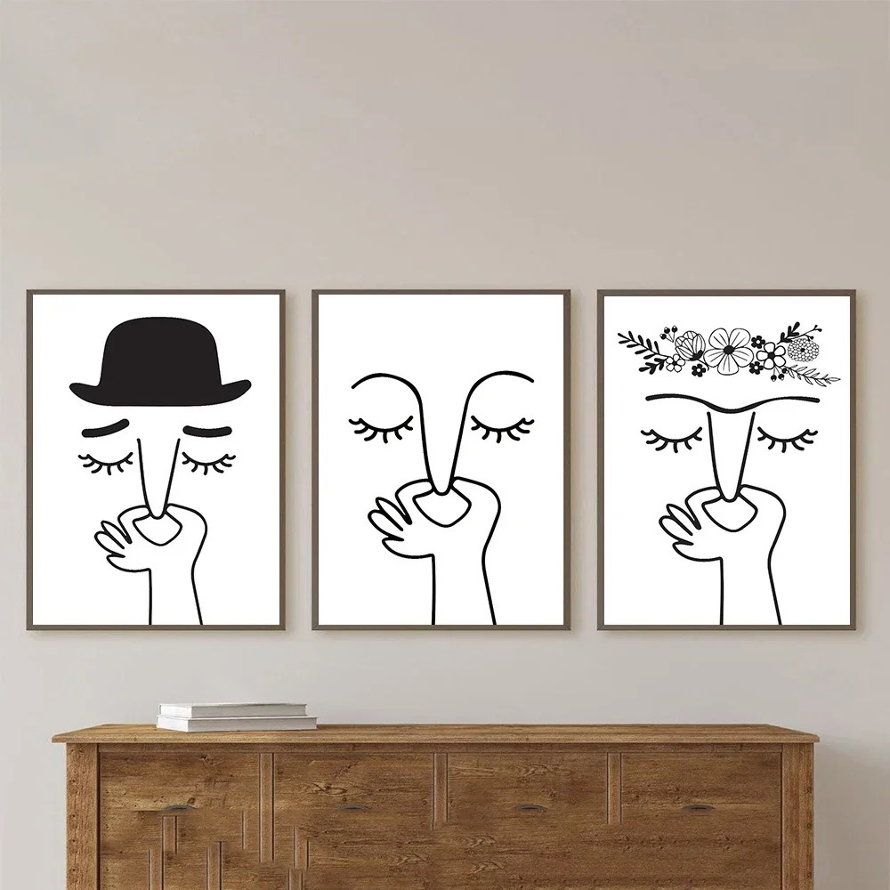 Humorous Posters Dropshipping Cross-Border Shopee Temu Amazon Aliexpress Canvas Painting Core Decorative Oil Painting Simple