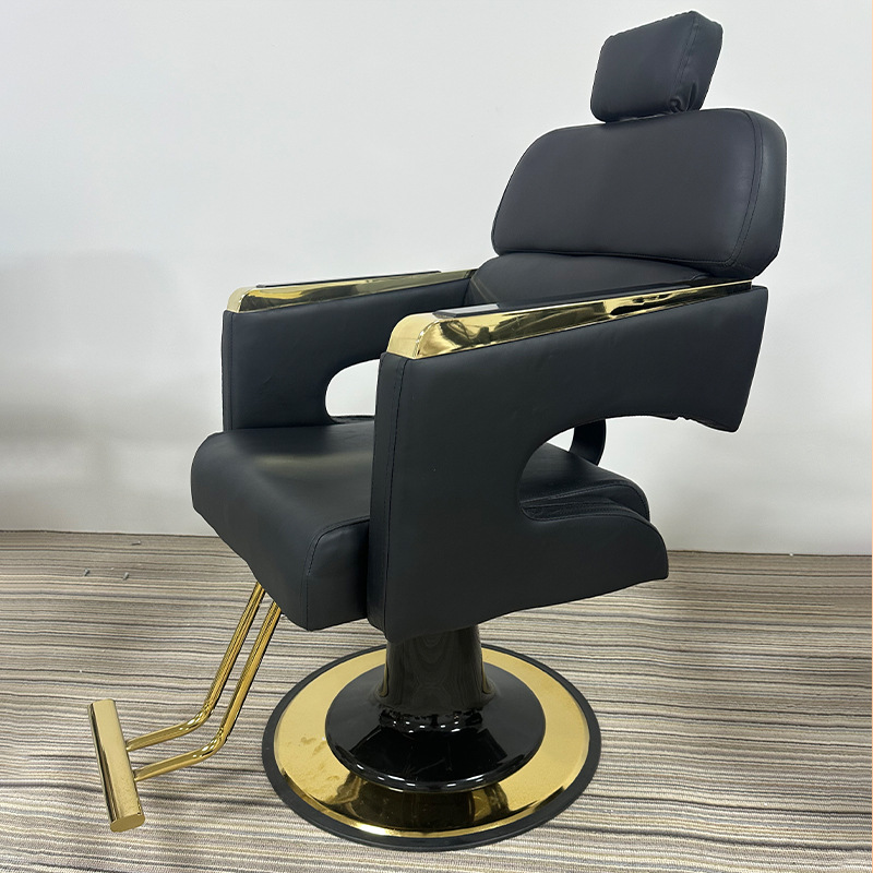 Silla de peluquería silla de afeitar silla de afeitar silla de elevación y caída silla de rojo rotativa silla de corte de pelo silla especial de salón de peluquería