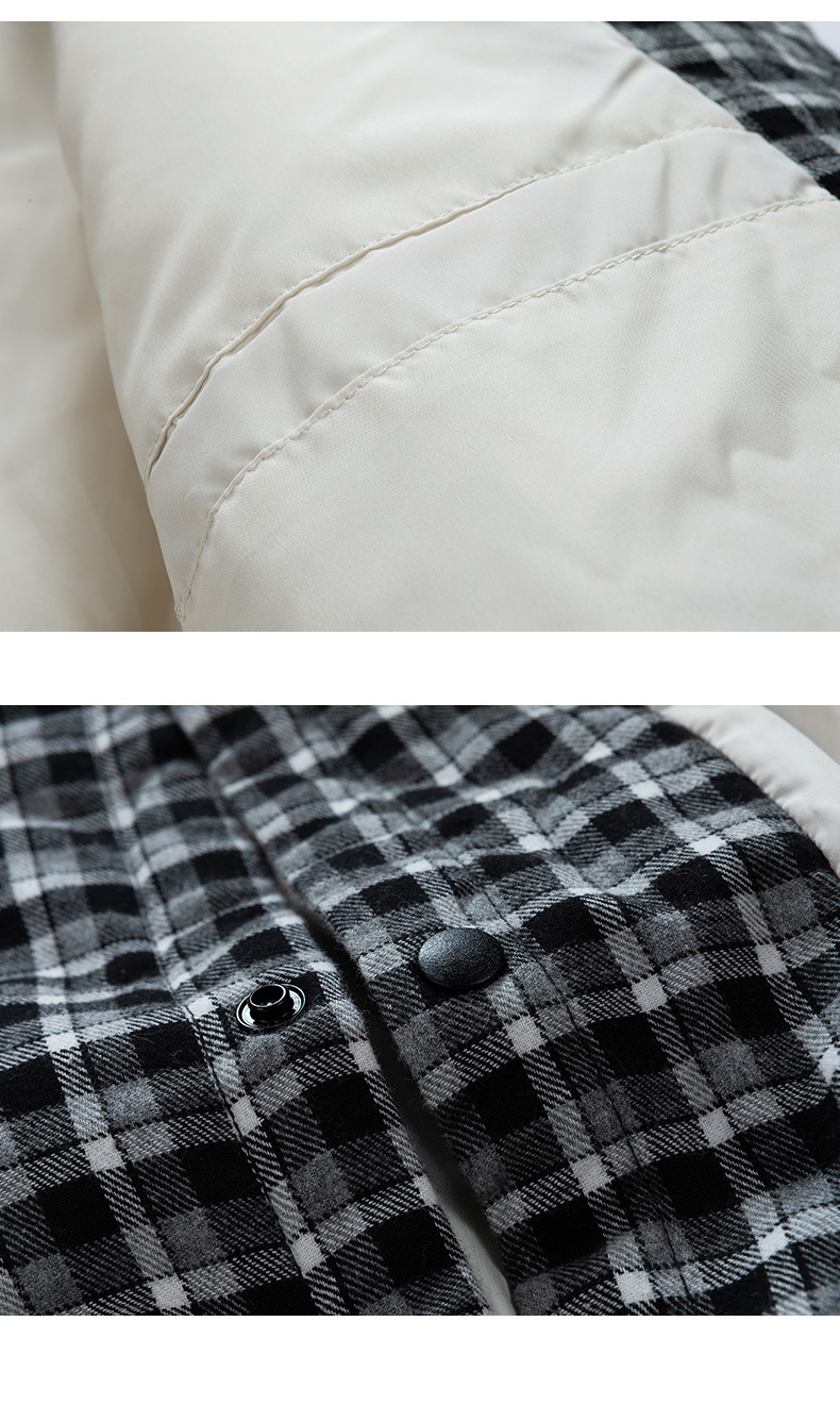 Herrenjacke Für Den Winter Mit Hemdkragen Aus Baumwolle Seide_voghion.com