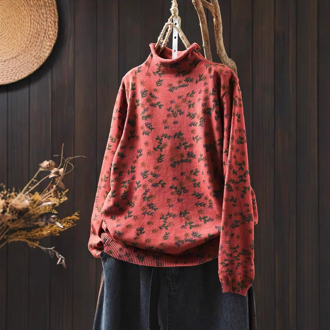 Winter colored keep warm base sweater