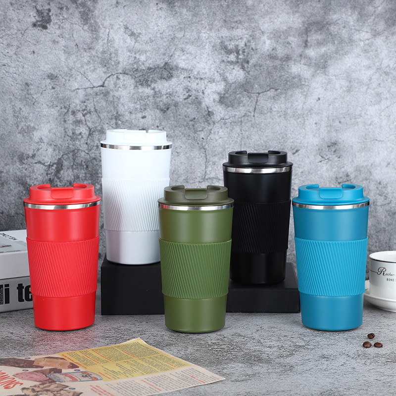 Taza de café de acero inoxidable de tres generaciones taza de té de oficina taza de agua de regalo de venta taza de acompañamiento de automóvil taza de aislamiento portátil