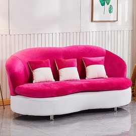 出租屋懒人卧室沙发主卧沙发嘴唇沙发可拆洗客厅小户型懒人沙发