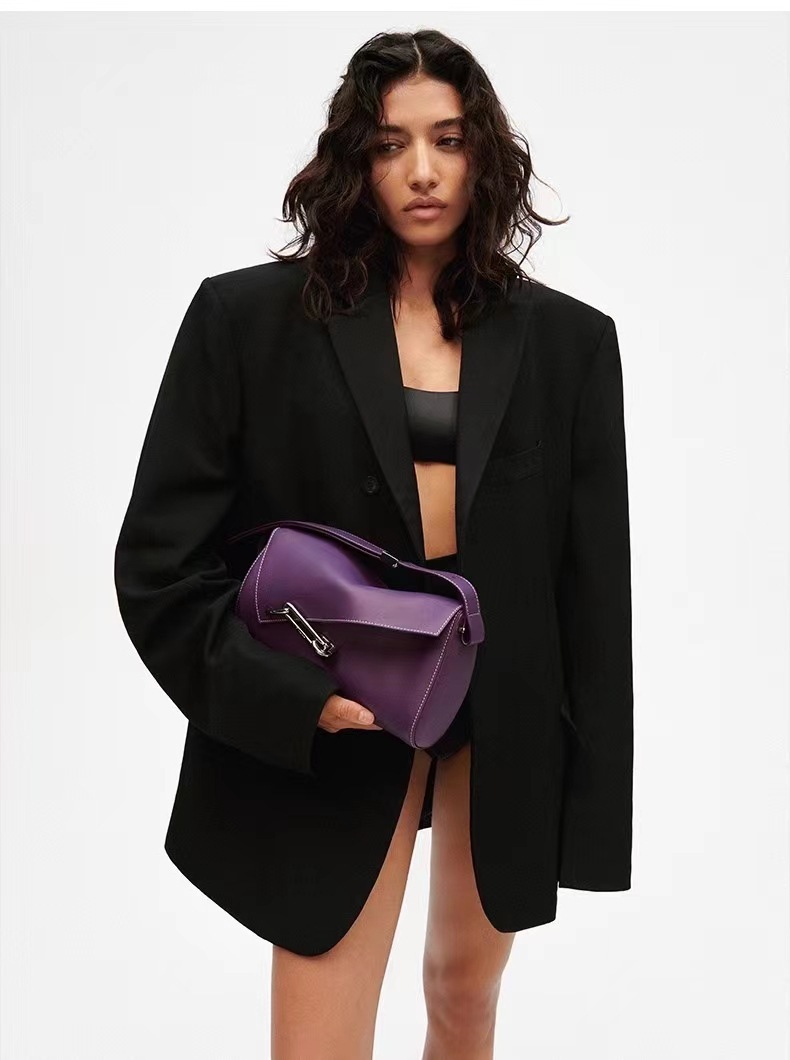 Tadfab 2024 série interlock nicho moda de alta qualidade macio couro médio bolsa ombro qualidade superior feminina cross-corpo axila saco_voghion.com