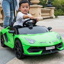 兰博儿童电动汽车四轮男宝宝小孩亲子网红车玩具车可坐大双人