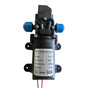 12V60W Smart Diaphramm Pump Home Использование самопоглощающих насос спреем для распылительного спрея для распылительного насоса четырехстороннего охлаждения