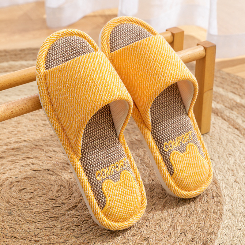 곰 아마 걸레 노란색