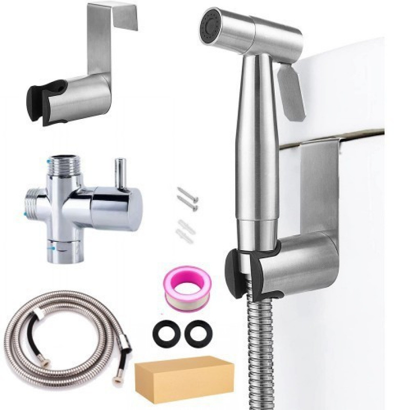 Wholesale cuerpo limpio lavador de la mujer set inodoro pistola de pulverización inodoro grifo inodoro inodoro pressurizado enjuague boquilla de pulverización transfronteriza