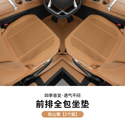 Seat cushion, seat cover, Package/Full Package Breathable Summer Rear - lychee-pattern-all-inclusive-akiyama-chestnut-2-photos-in-the-front-row