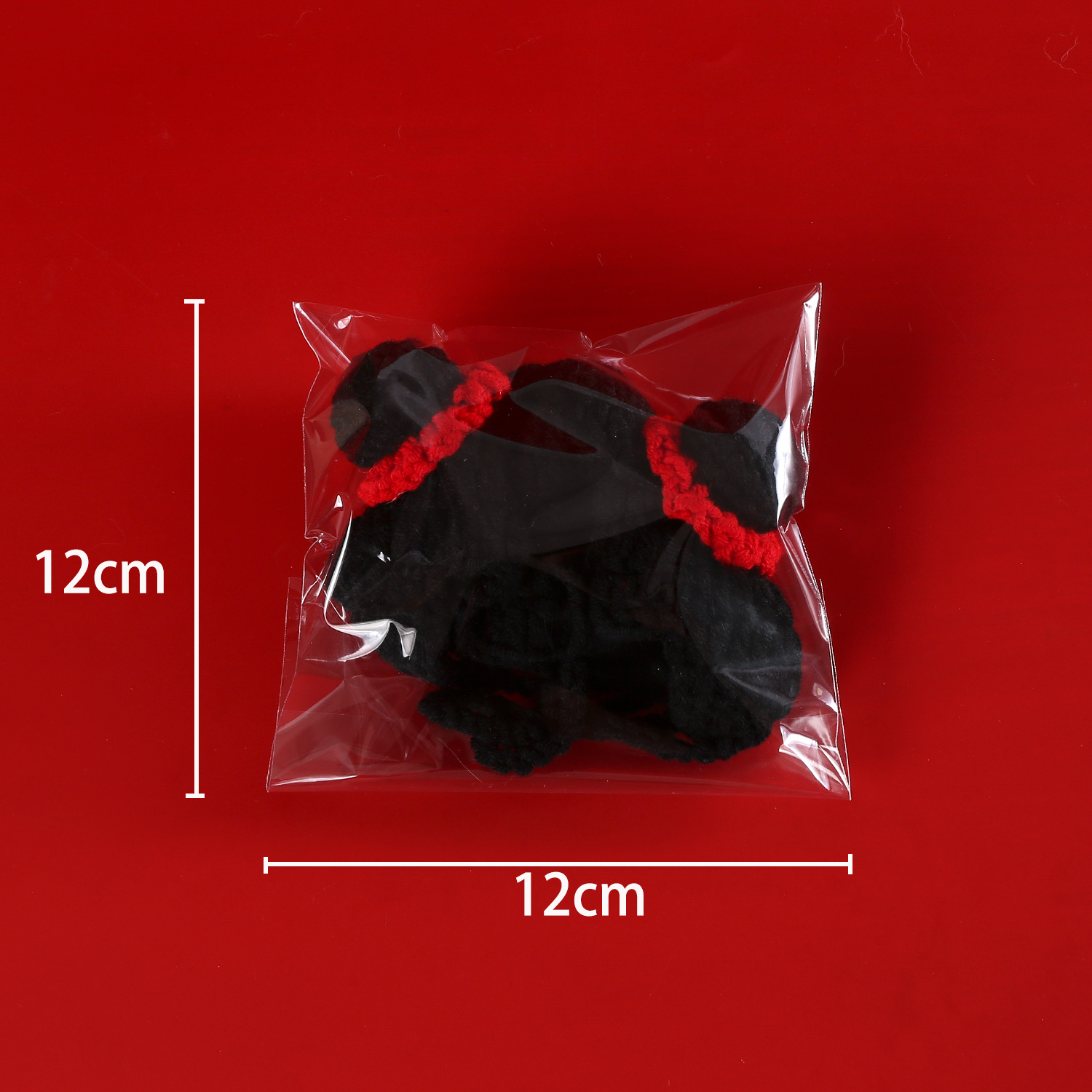 Gancho de mano de lana para mascotas Nezha gorra para gatos perros Teddy Bear adorable accesorios de tocado de dibujos animados para mantenerse caliente image 4