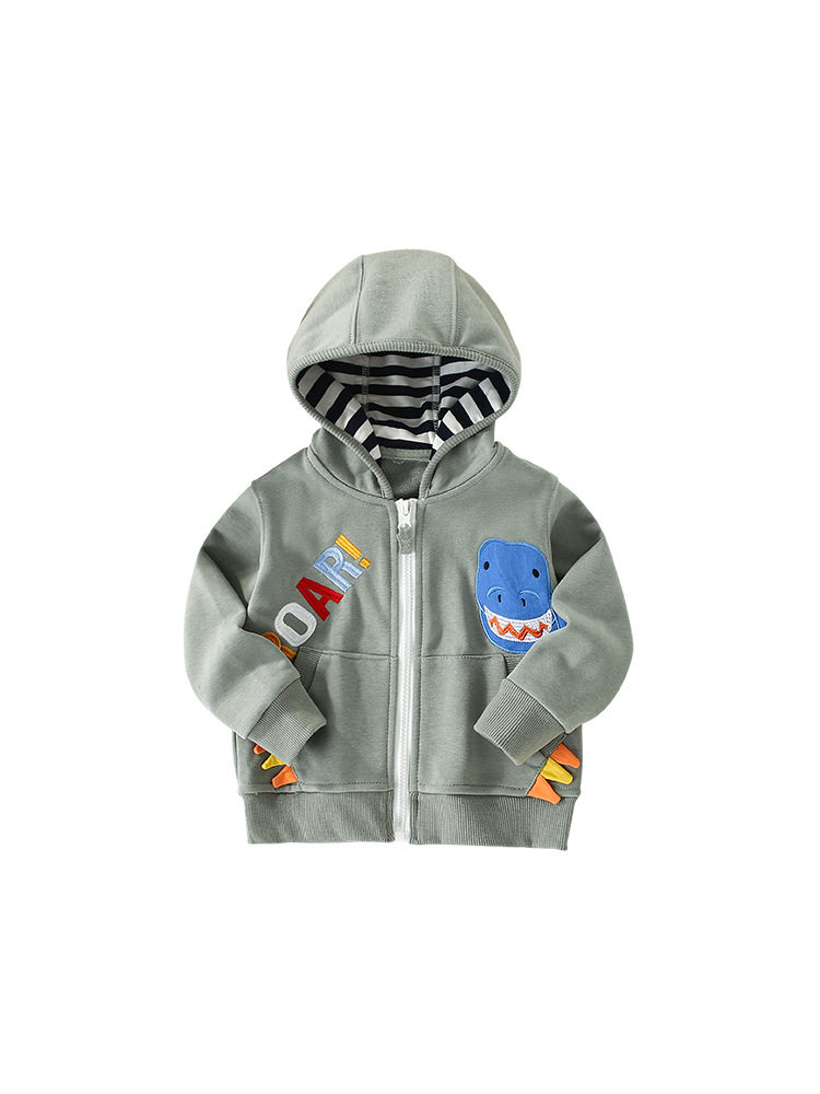 Malwee chaqueta de niño nuevo invierno y otoño europeo y americano con chaqueta con cremallera encapuchada guapo chaqueta de niño pequeño
