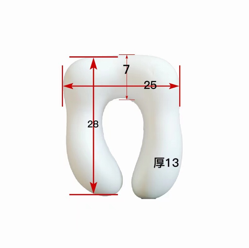 低反発U字型枕、携帯用旅行枕、ゆっくり戻る形状記憶ネックピロー、大人用頸椎枕、旅行用枕、U字型健康枕|undefined