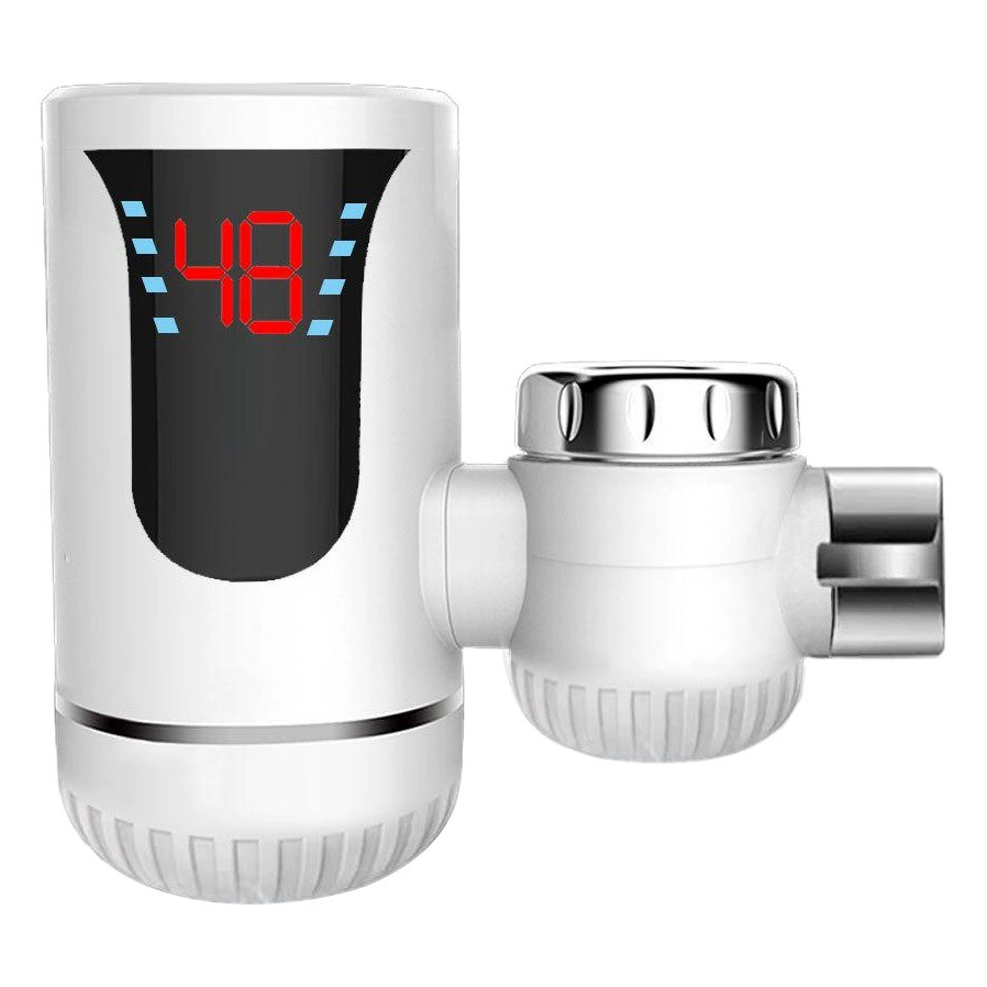 Электрический кран для горячей воды без установки для кухни, двойного назначения (горячая и холодная вода), быстрый нагрев, не требует монтажа, улучшенная версия.