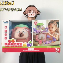 儿童过家家大号套装萌趣厨房玩具声光音乐女孩子煮饭礼盒机构批￡