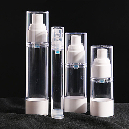 Transparent Vacuum Bottle Travel Portable Cosmetics Dispensing Bottle Perfume Lotion Bottle Press Bottle Portable Small Spray Bottle
