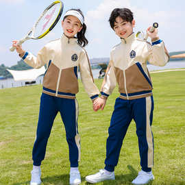 英伦风班服春秋季棒球服套装小学生校服幼儿园园服运动毕业表演服