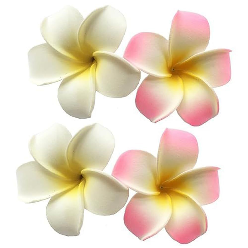 Cross-Border Exclusive Amazon Artificial Frangipani Foam Flower Hairpin Hawaiian Hair Accessories