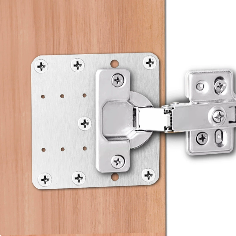 Пластина для ремонта дверцы шкафа, крепежная пластина для петли, пластина для установки и ремонта мебельных петель кухонных шкафов, пластина для петли из нержавеющей стали