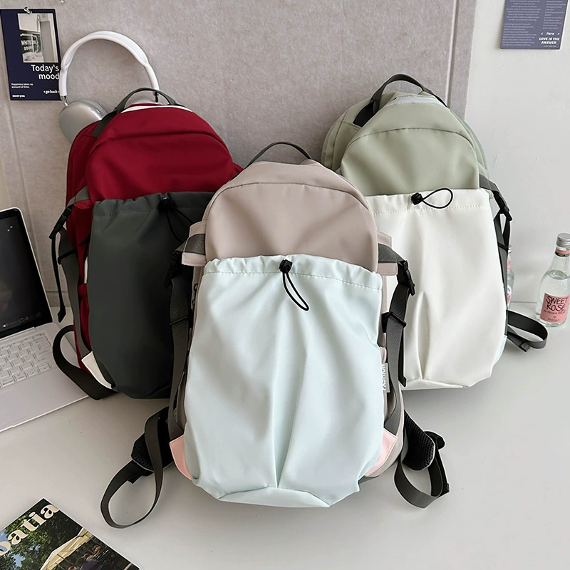 Travel sports capacious backpack, universal design school bag for traveling, cross-border trading, simple and elegant design, trend of season