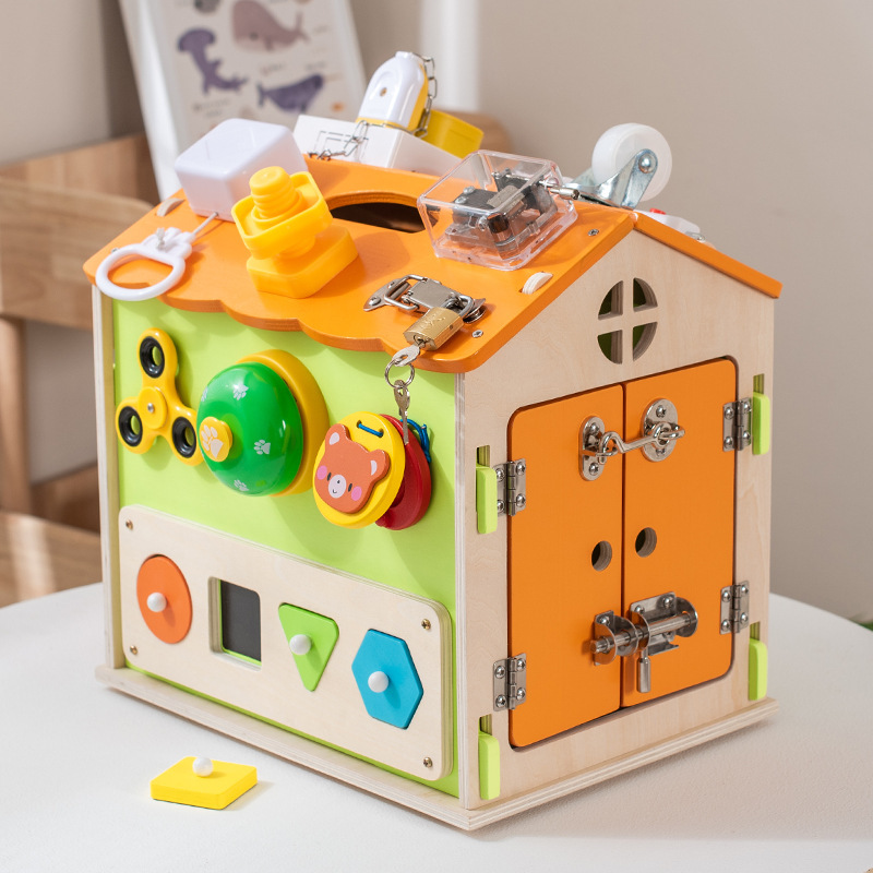 Montessori de madera Montessori educación temprana educación juguetes enseñando ayudas multi-funcional vida de los niños