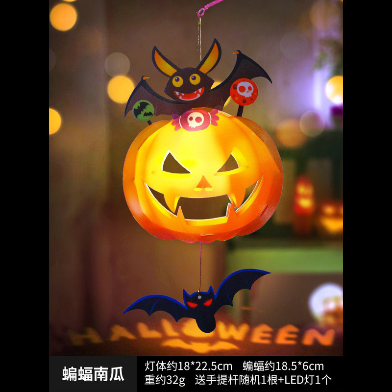 ハロウィンゴーストランタンペンダントハロウィン装飾ペンダントパーティーレイアウト小道具ハロウィンポータブルランプ|undefined