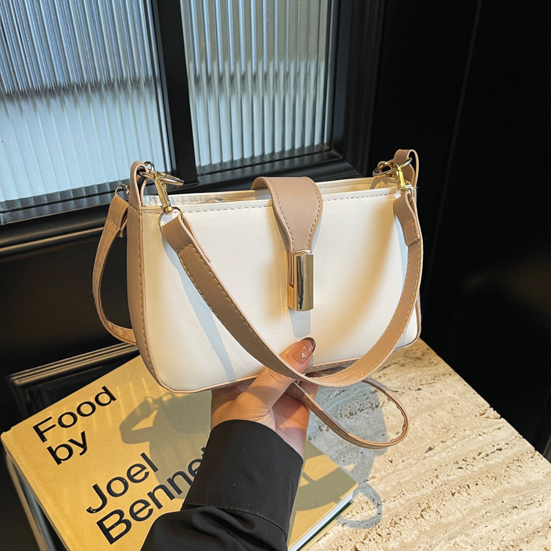 Textura viajero bolso de hombro para mujer mujer 2024 primavera nuevo estilo salvaje bolso de mensajero ins temperamento pequeño bolso cuadrado marea