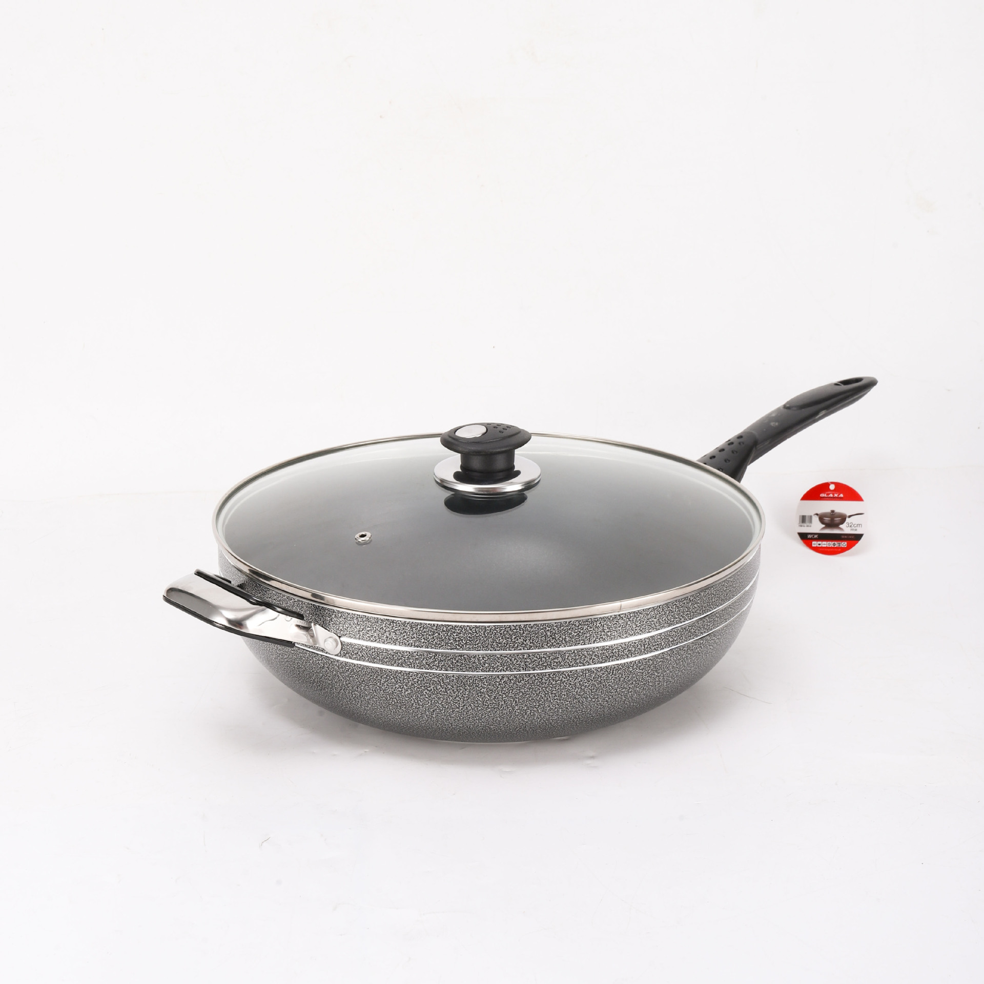 Fabricantes transfronterizos de la venta caliente maifan piedra sartén antiadherente hogar wok plana hierro sartén Cocina de Inducción olla universal al por mayor