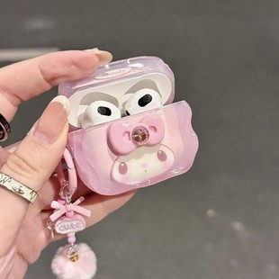 Japanese Soft Cute Three-Dimensional Bow for AirPods4 Apple Headset Protective Case for Cute Girl