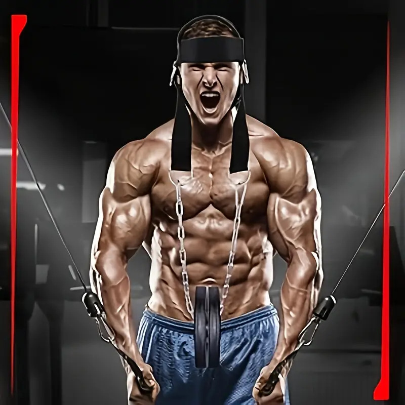 Cross-Border Popular Head and Neck Trainer Shoulder Weight-Bearing Strength Head and Neck Cap Training Neck Cap Fitness Sports European and American Muscles