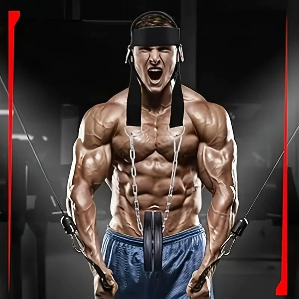 Cross-Border Popular Head and Neck Trainer Shoulder Weight-Bearing Strength Head and Neck Cap Training Neck Cap Fitness Sports European and American Muscles