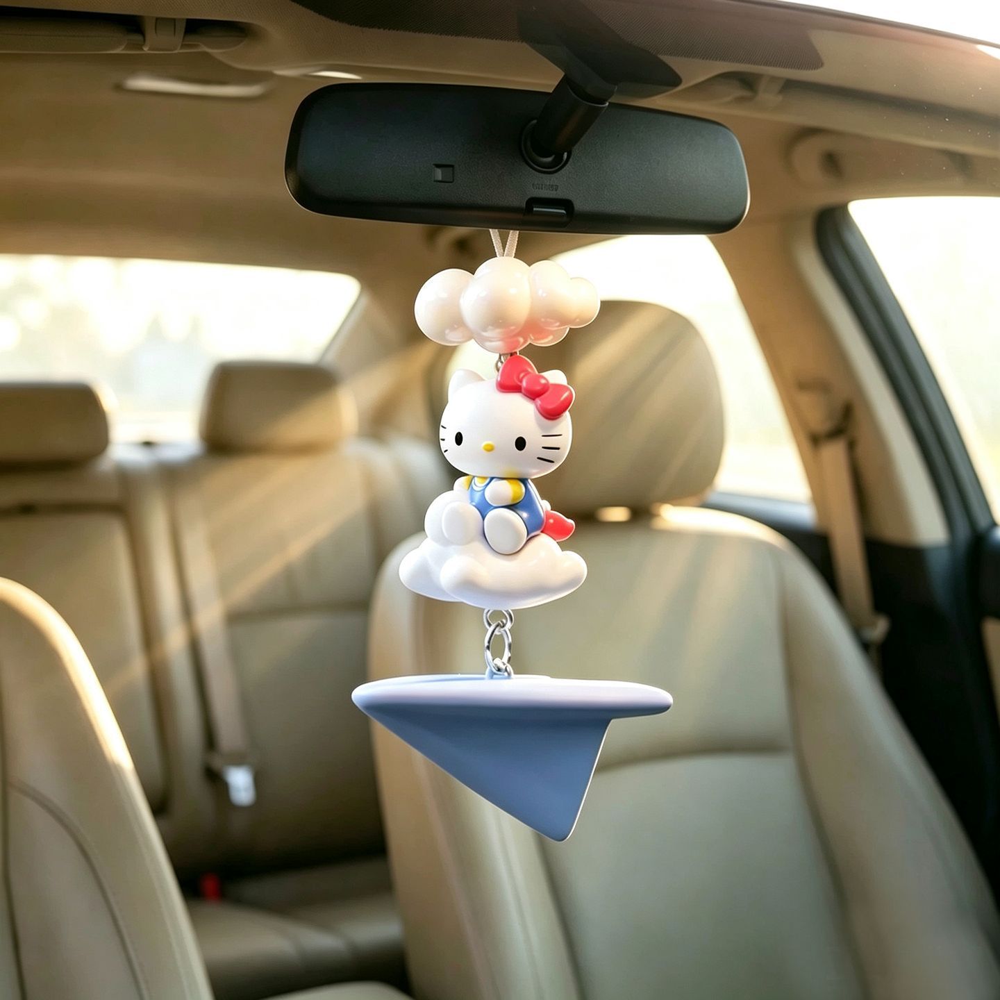 Car interior decoration KT car air freshener car pendant rearview mirror decoration car accessories