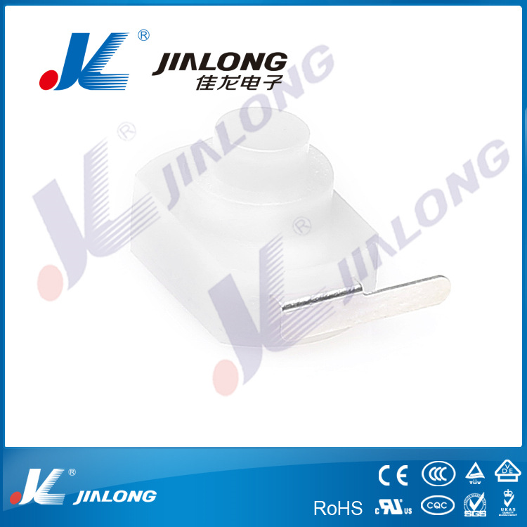 JL佳龙电子KAN-15一开一关手电筒按钮开关白色小按直键玩具小家电