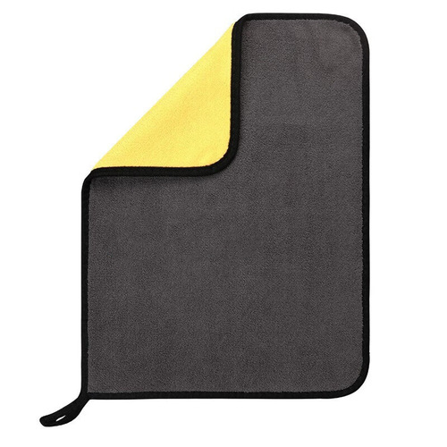 Double-sided coral velvet car wash towel, water-absorbent and thickened car cleaning cloth, fiber-free lint-free interior car towel