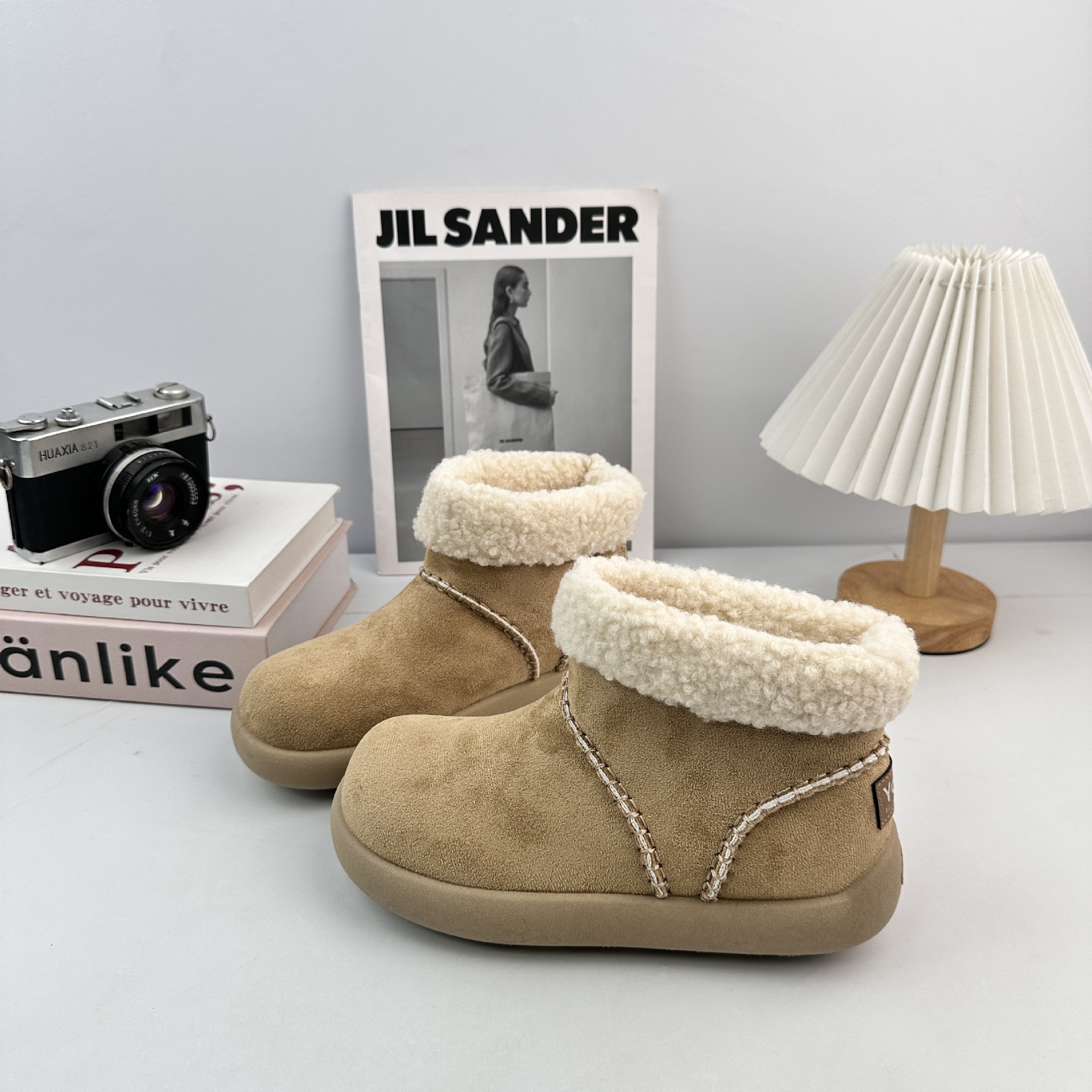 Far wave lana de patata zapatos de nieve para mujeres invierno 2025 nuevos zapatos impermeables de patata caliente y feos image 3