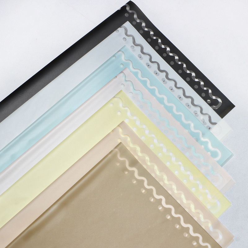 Huaxi bicarbonato de sodio gelatina película flor de embalaje DIY ramo florista impermeable semitransparente niebla papel de flores de pan