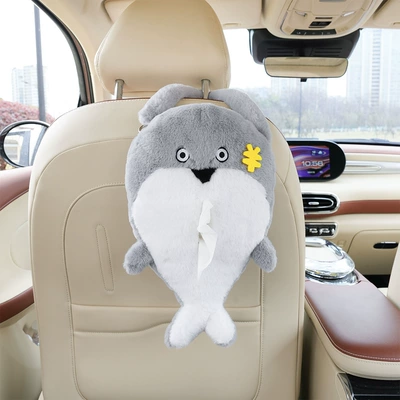 Car Tissue Holder — Car tissue box/set - plush-saka-ban-turtle-tissue-box-x-money