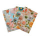 New 3D Digital Printing Artificial Cotton Cotton Fabric Pajamas Home Clothes Skirt Flower Fabric in stock Batch