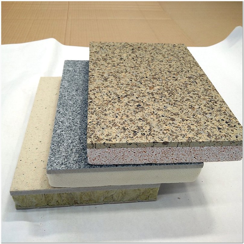 外墙外保温系统外墙铝一体保温板 石材保温一体板安装图